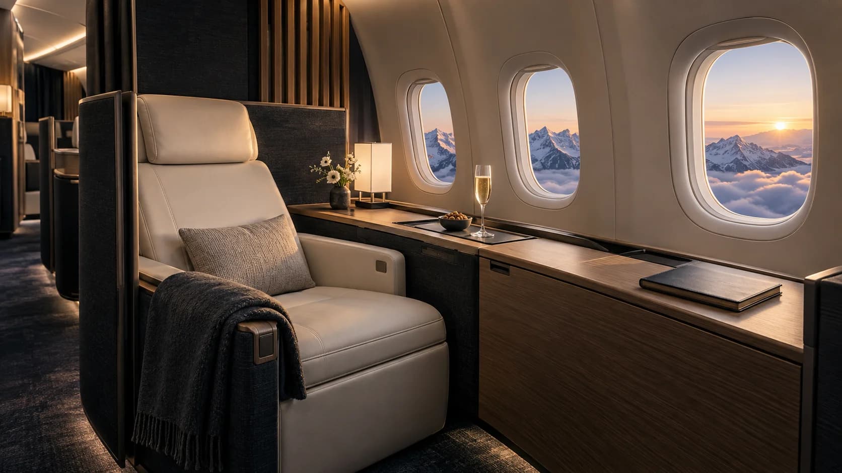 SWISS First cabin, SWISS First Class suite