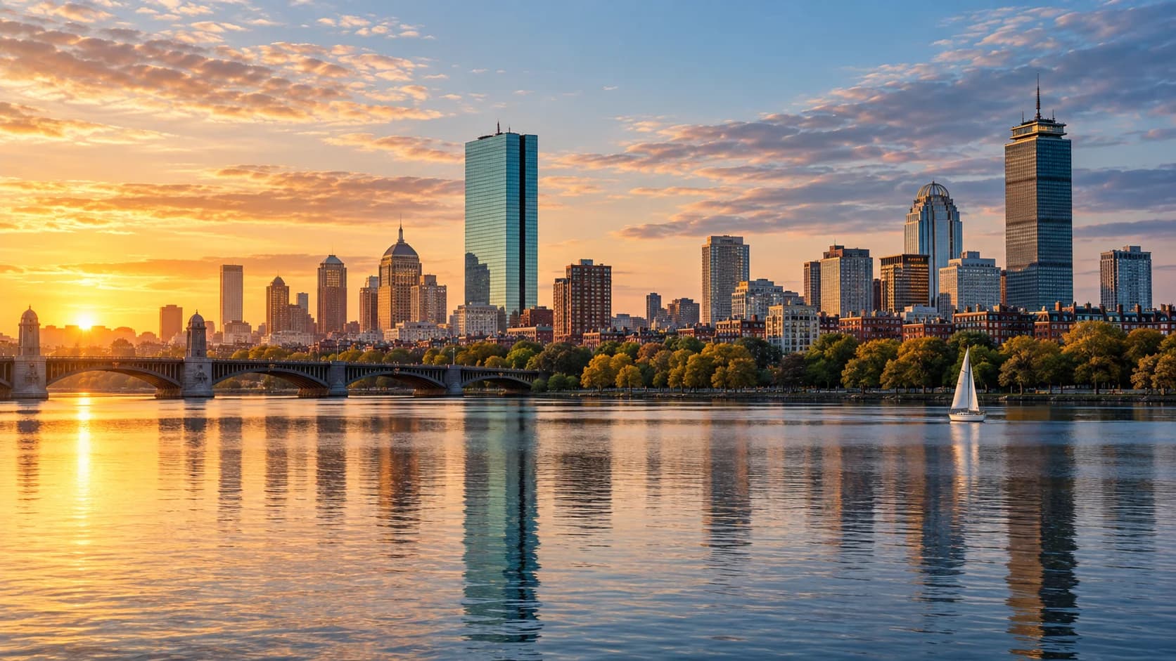 AI-generated editorial view of Boston