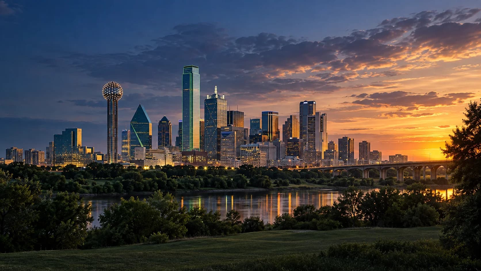 AI-generated editorial view of Dallas