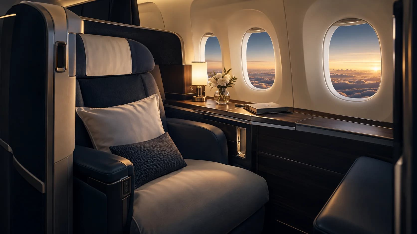 British Airways First cabin, British Airways First Class suite