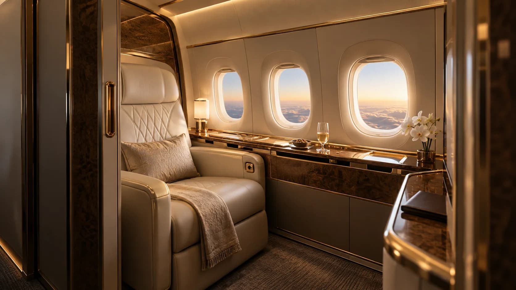Emirates First Class cabin, Emirates First Class suite