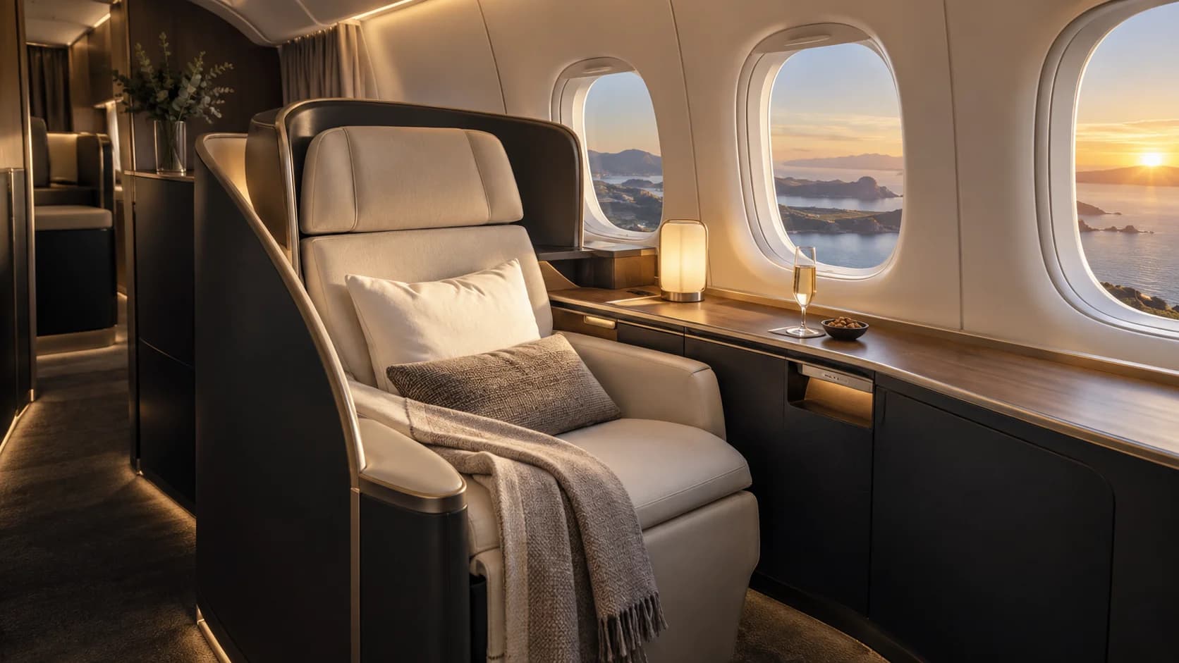 Qantas First cabin, Qantas First Class suite