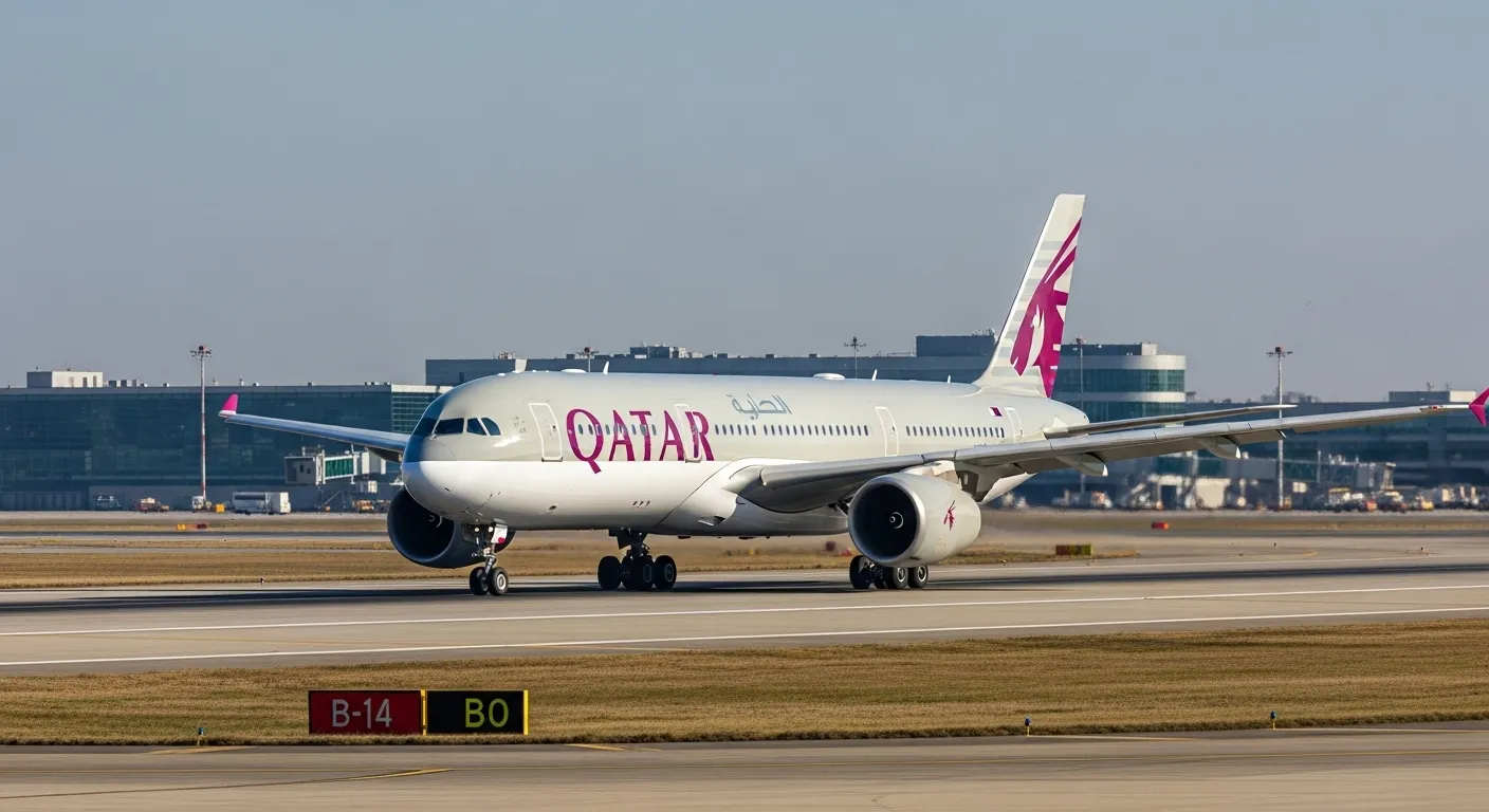 Qatar Airways First Class cabin — Qatar Airways First Class suite