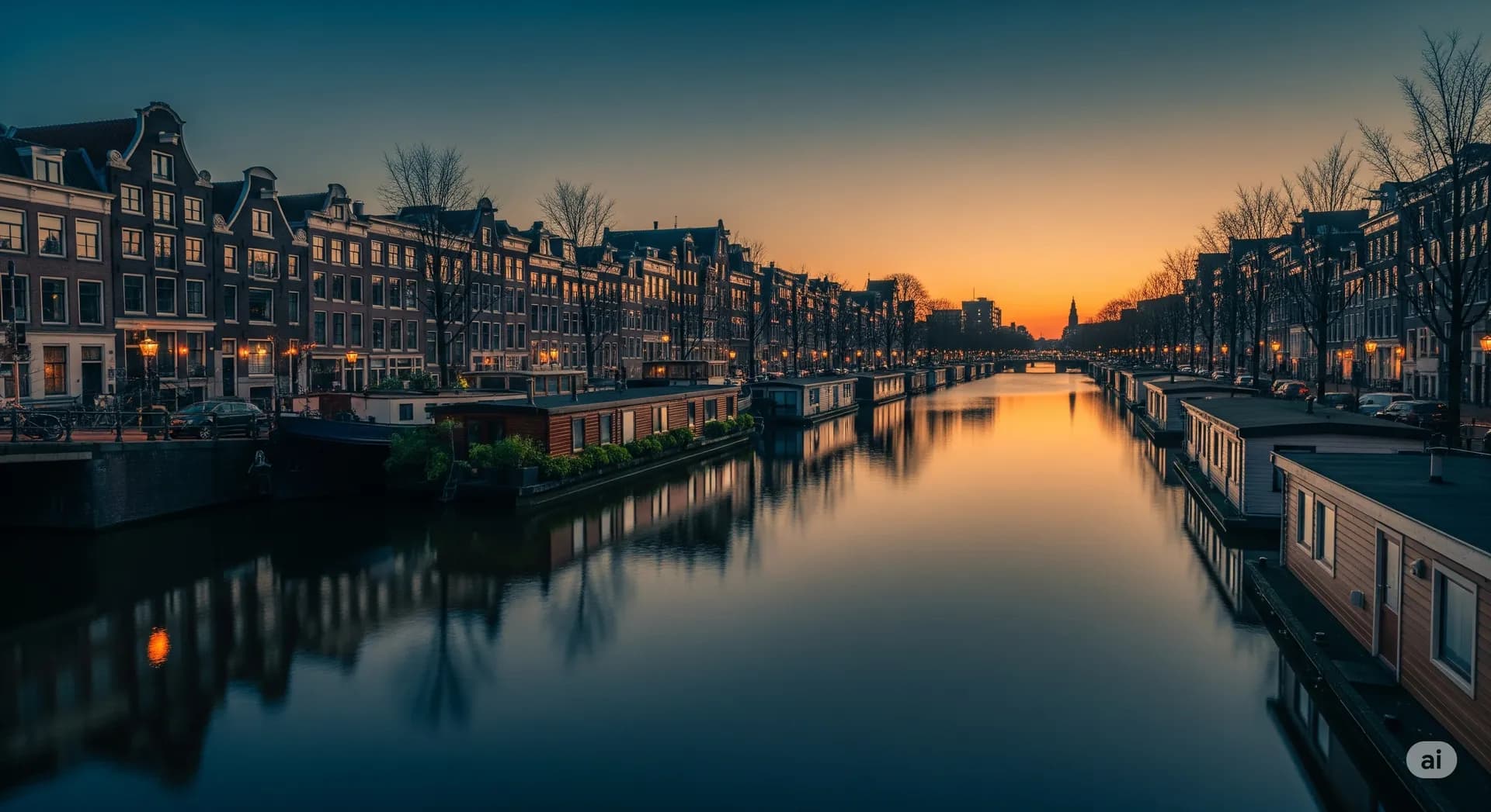 Amsterdam, Netherlands — First Class flight destination