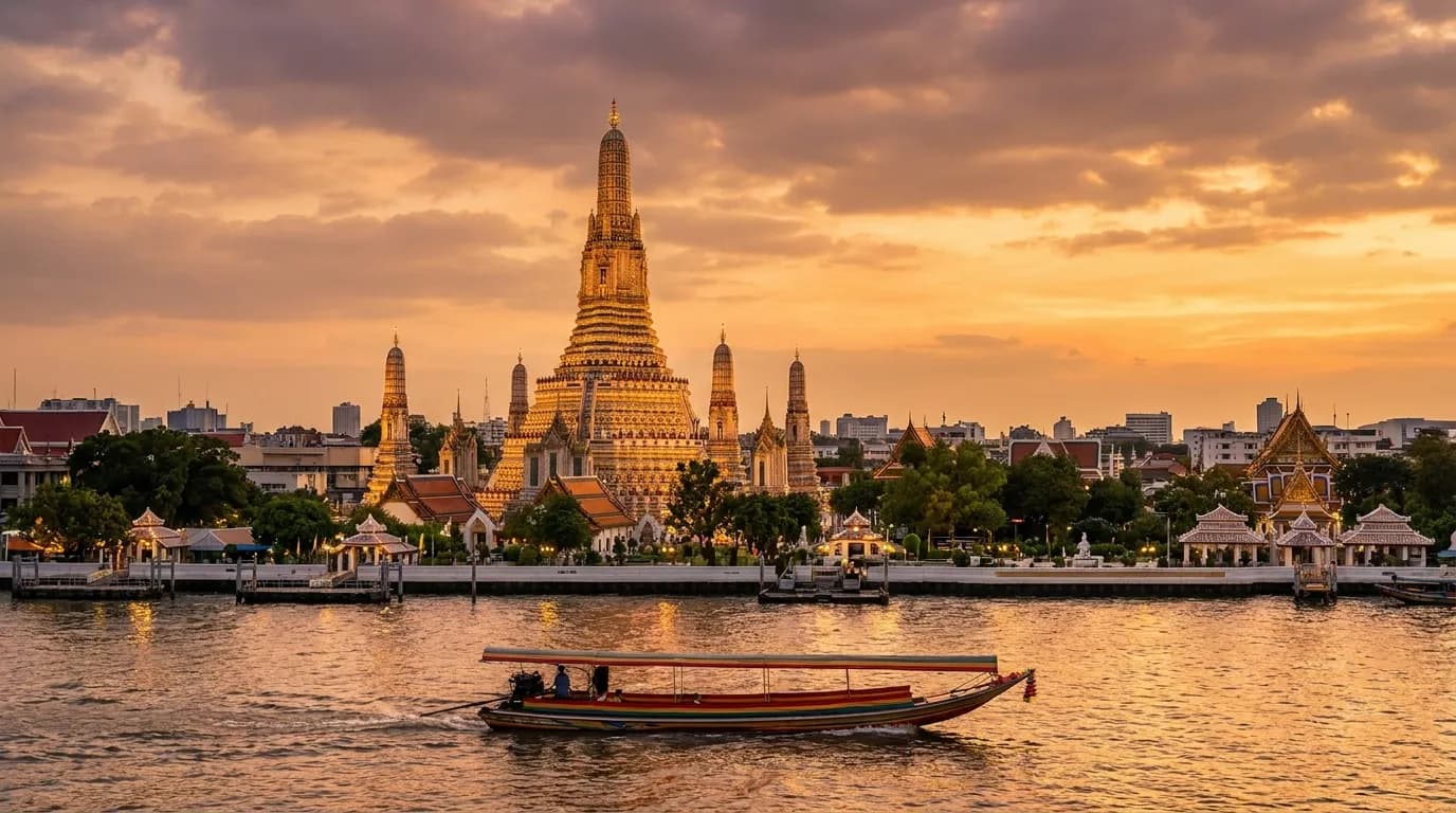 Bangkok, Thailand — First Class flight destination