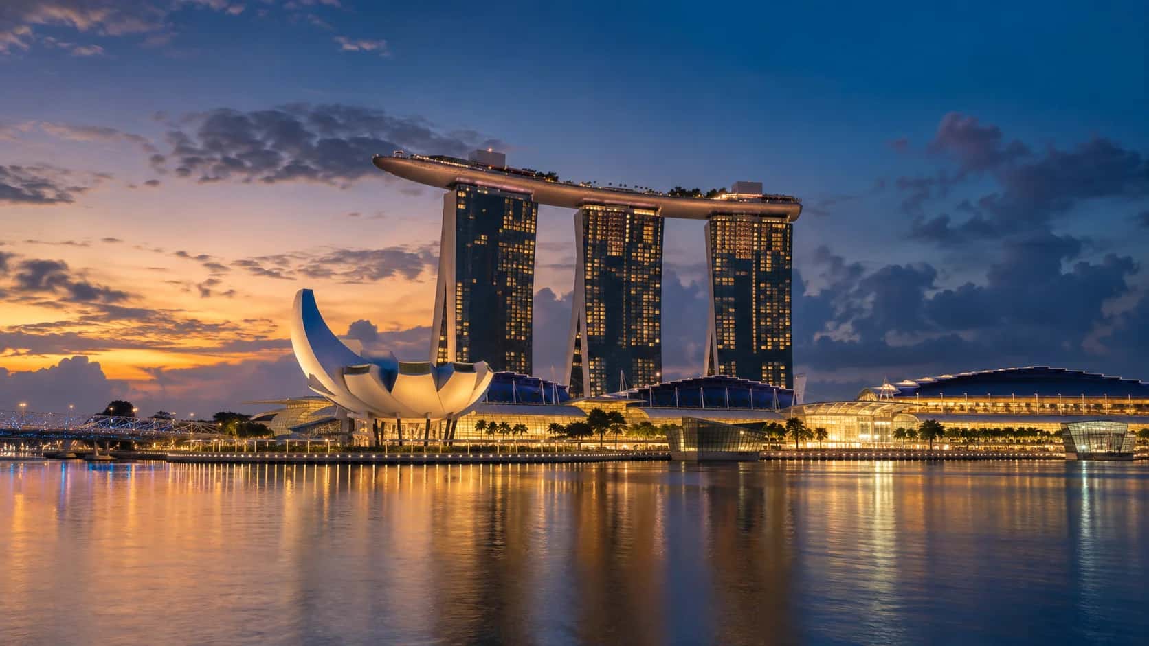 Cityscape of Singapore, Singapore, First Class flight destination