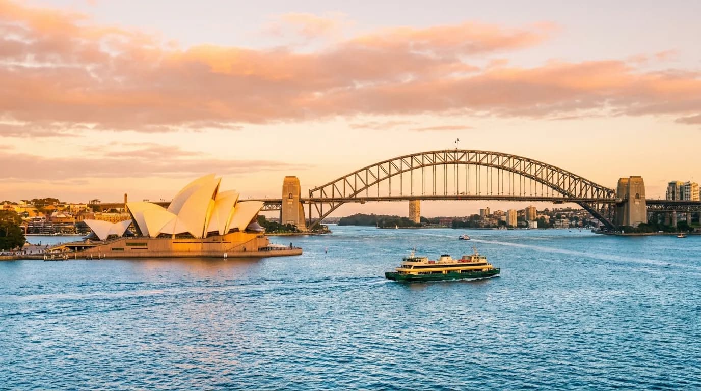 Sydney, Australia — First Class flight destination