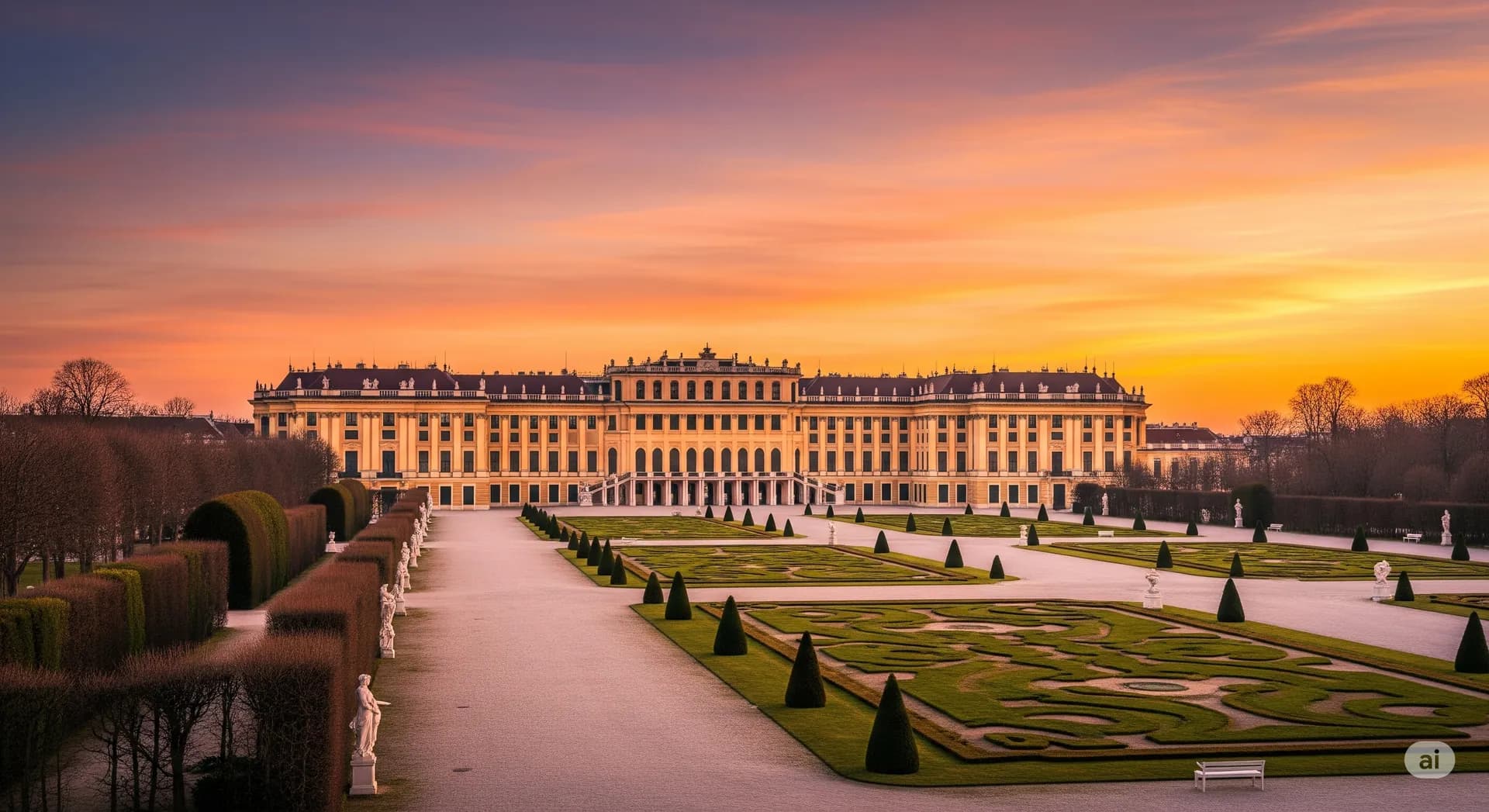 Vienna, Austria — First Class flight destination